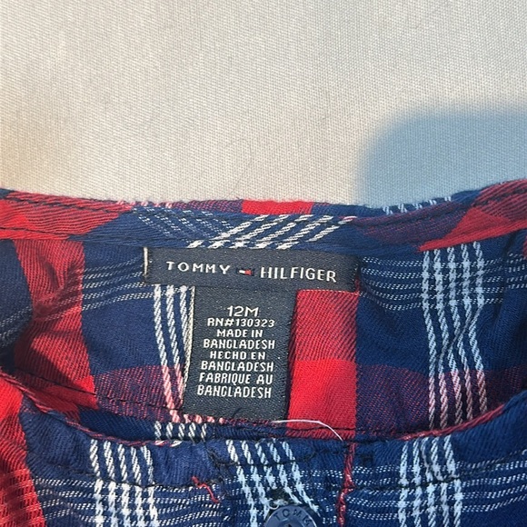 Tommy Hilfiger - LIKE NEW - Red and Blue Plaid dress - Picture 2 of 5
